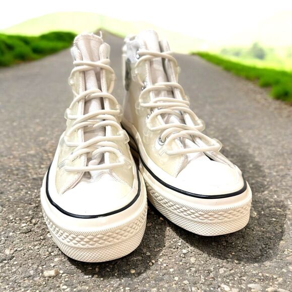 Converse Chuck 70 Translucent All Star Hi Top Shoes Sz 6 - Picture 3 of 10